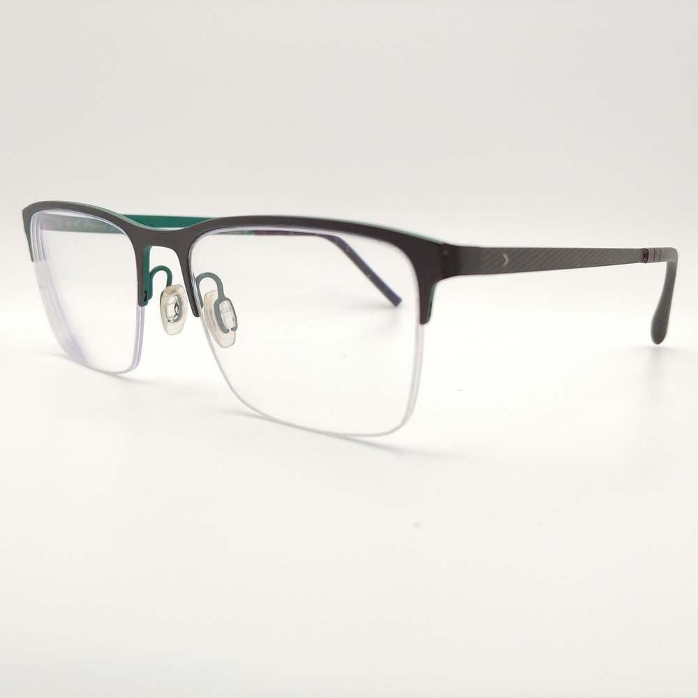 Blackfin Eyeglasses Frames Mens 56-19-145 Brown Green Roxbury BF952 Titanium